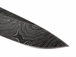 Damascus knife blade - detail