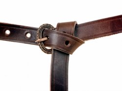 Roman leather belt - wrapped