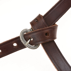 Late Roman belt - brown / silver
