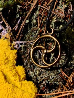 Sunwheel-Amulet in nature