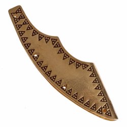 Viking sheath tip mount - bronze