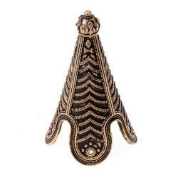 Viking cap tip replica - bronze