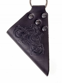 Sword holder embossing