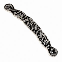 Viking scabbard mount - silver plated