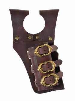 Medieval sword holder - brown