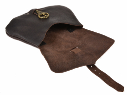 Medieval belt pouch - opened