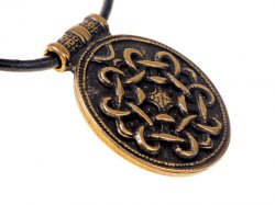 Haithabu-Amulett - bronzefarben