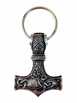 Mjoelnir key ring holder - front