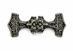 Thor's Hammer clasp - silver color