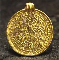 Original Bracteat from Tjurko