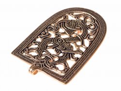 Viking tongue-brooch - bronze