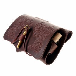 Pouch for potion vials - brown