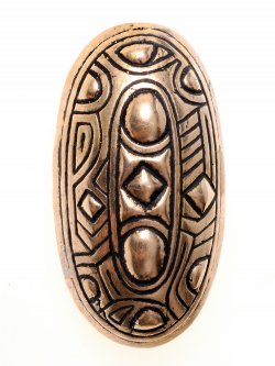Oval brooch replica  - bronze