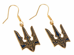 Ukraine Tryzub Earrings