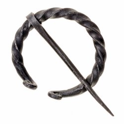 Viking ring brooch made of iron