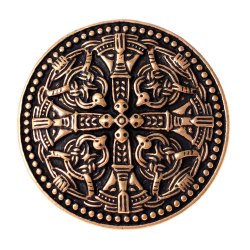 Vrby disc brooch - bronze