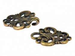 Medieval cape clasp - opened