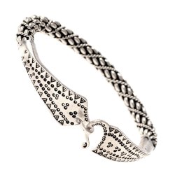 Viking bracelet - silver plated