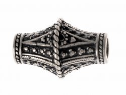 Viking bead replica - silver plated