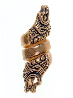 Viking beard bead Hedeby - bronze