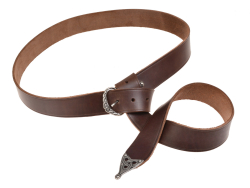 Wikinger-G�rtel - braun / silber