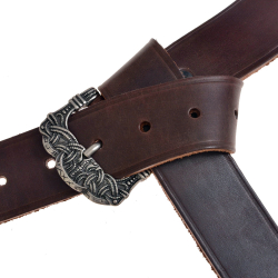 Wikingerg�rtel - braun / silber