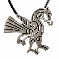 Wikingerzeitliche Vogel-Fibel - Silber