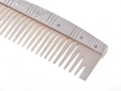 Viking bone comb - detail