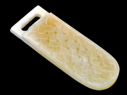 Bone strap end from York