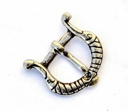 Viking buckle - silver colour