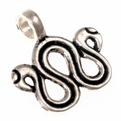 Viking bead divider - silver plated