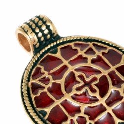 Cloisonn pendant - detail