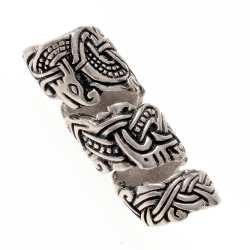 Hair bead Thorleif - silver plated