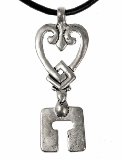 Viking key replica - silver-plated