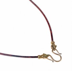 Viking leather chain - brown