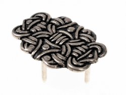 Belt stud from Ukraine - silver-plated