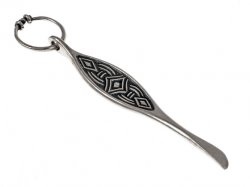 Viking nail cleaner - silver plated
