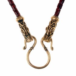 Viking chain ends - bronze