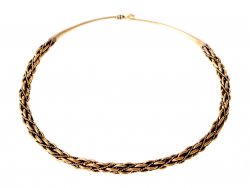 Viking neck ring replica - bronze