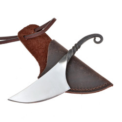 Viking neck-knife with  sheath