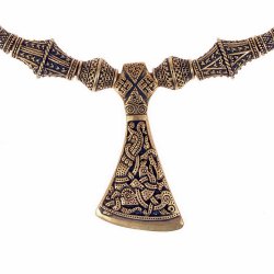 Necklace with Mammen axe - bronze