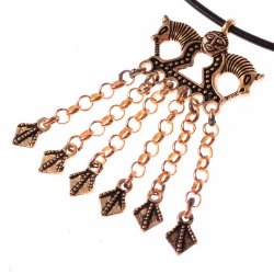 Viking rattle-pendant - bronze 
