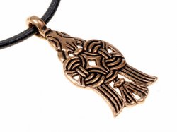 Raben-Amulett - Bronze