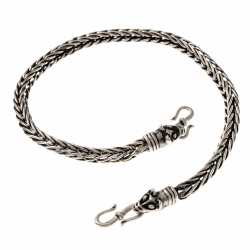 Viking brooch chain - silver