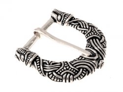 Viking buckle Gnesdovo - silver plated