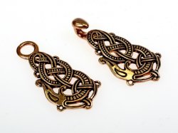 Viking garment closure - bronze