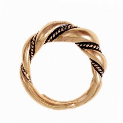 Viking finger ring - bronze