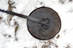 Viking frying pan backside