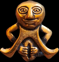 Sheela-na-Gig Anhnger - Bronze