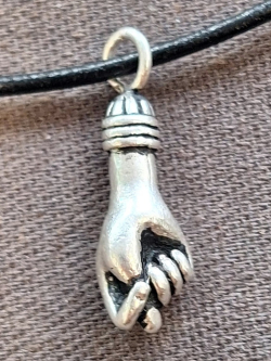 R�misches Mano Fico Amulet - Silber